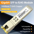 Gigabit SFP to RJ45 1Gb Transceiver Module 1000BASE-T 100m RJ45 Copper For Mikrotik,Ubiquiti,TP-Link,Zyxel...Fiber Equipment