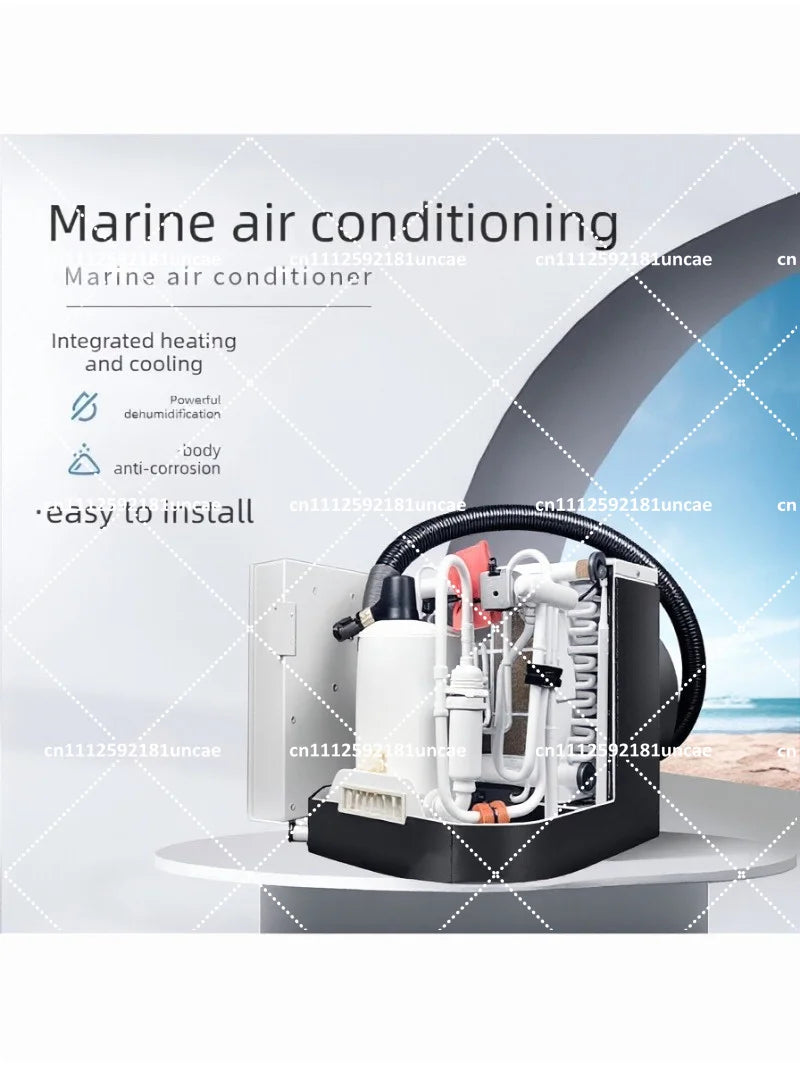 Self-contained Marine Air Conditioner 12000 BTU Water Cooled Chiller for Boat Yacht