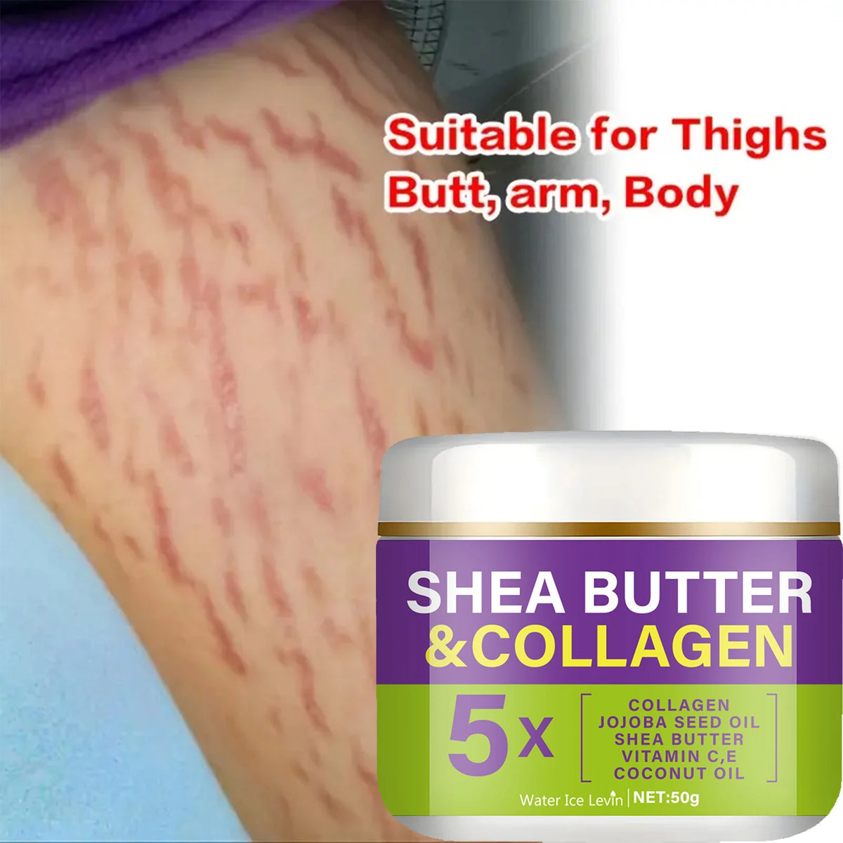 Shea Butter & Collagen Nourish Cream | Botanical Lipid Fusion | Deep Hydration + Healthy Glow Revival