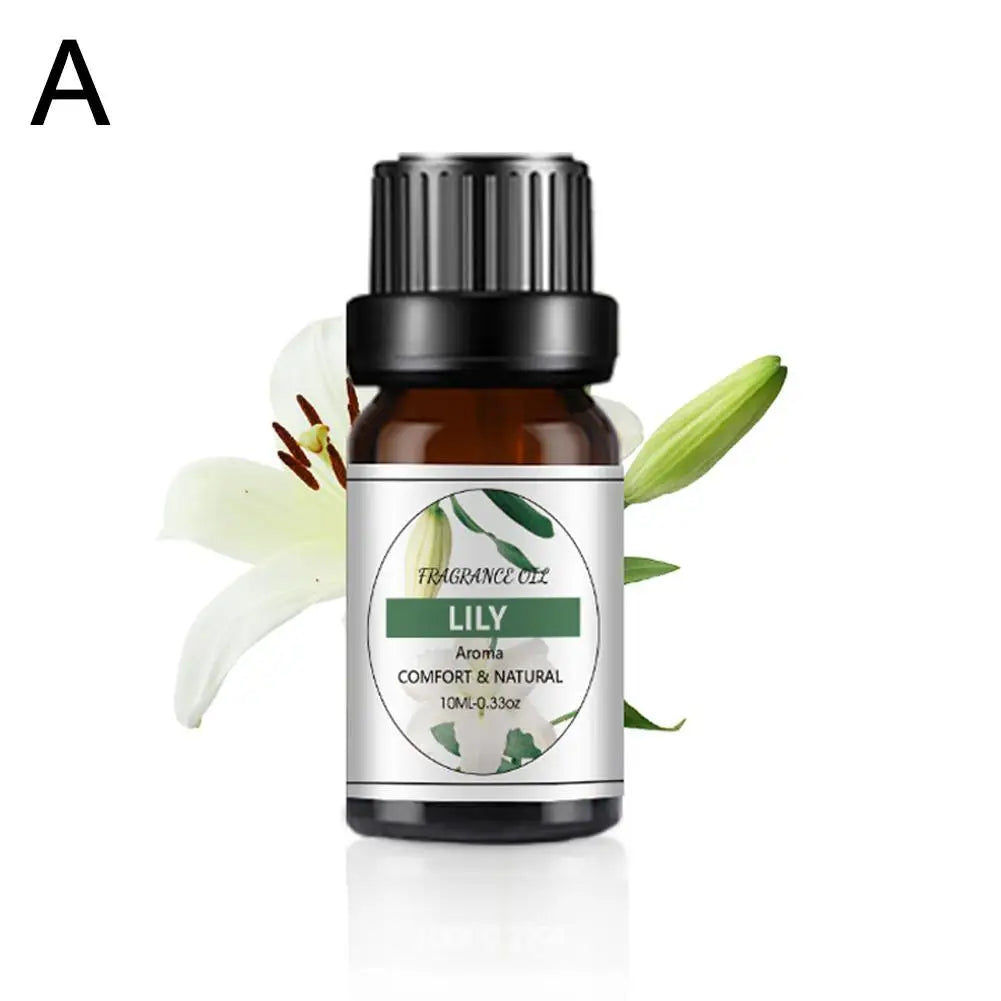 10ML Essential Oils Lavender Jasmine Essence Fragrance Oil for DIY Scented Candle Soap Car Air Freshener Perfume