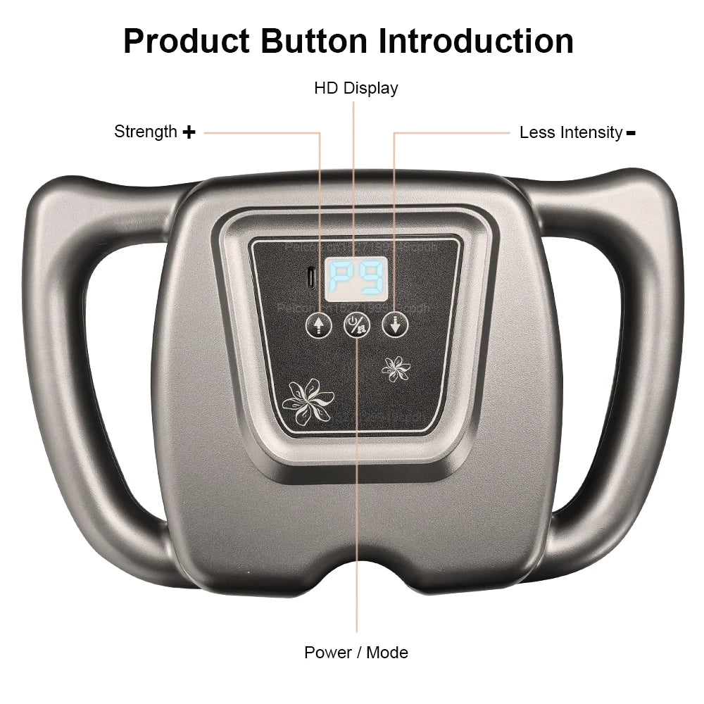 Fascia Gun Muscle Massager Gun High Frequency Waist Massage Machine Sixteen-head Body Shoulder Professional Fascia Massage Gun