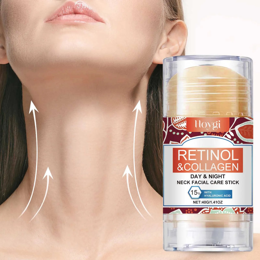 Retinol & Collagen Neck Cream - 40g | Firming, Moisturizing & Lifting | Hyaluronic Acid for All Skin Types