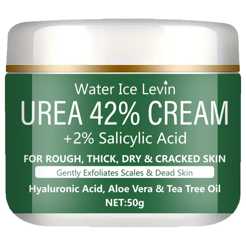 Intensive Repair Urea 42% + Salicylic Acid Cream. Treats Rough, Thick, Dry, & Cracked Skin. Hydrates, Exfoliates, Soothes