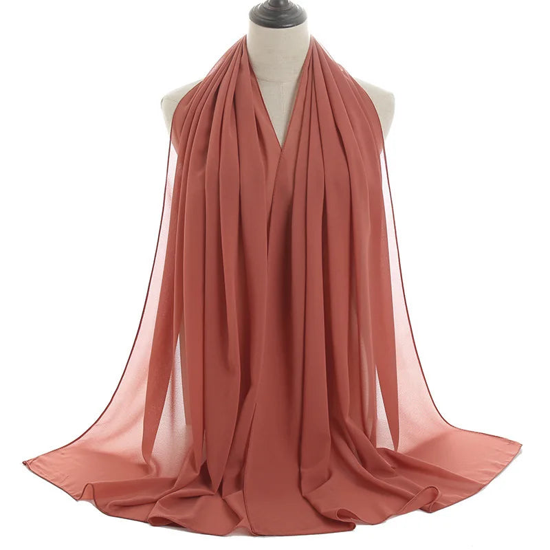 Ramadan Islamic Instant Bubble Chiffon Shawl Scarf Lady Head Wrap Women Hijabs Scarves Bufandas Muslim Veil Hijab Snood 180*70cm