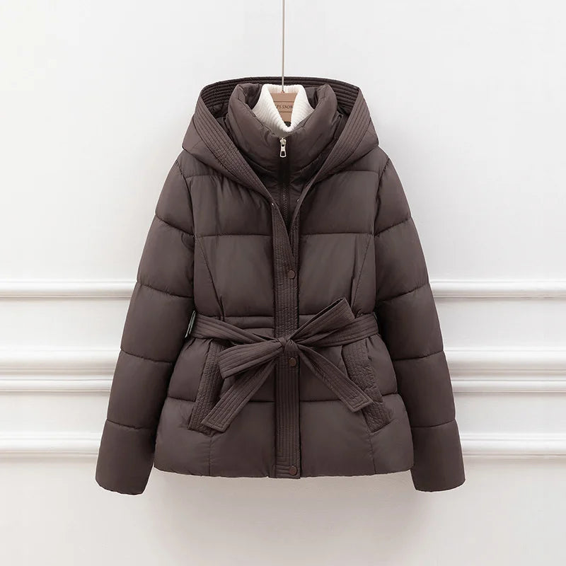 High Quality  2025 Winter New Fashion Down Cotton Parkas Jacket Women Loose Korean Casual Thicken Warm Ladies Overcoat