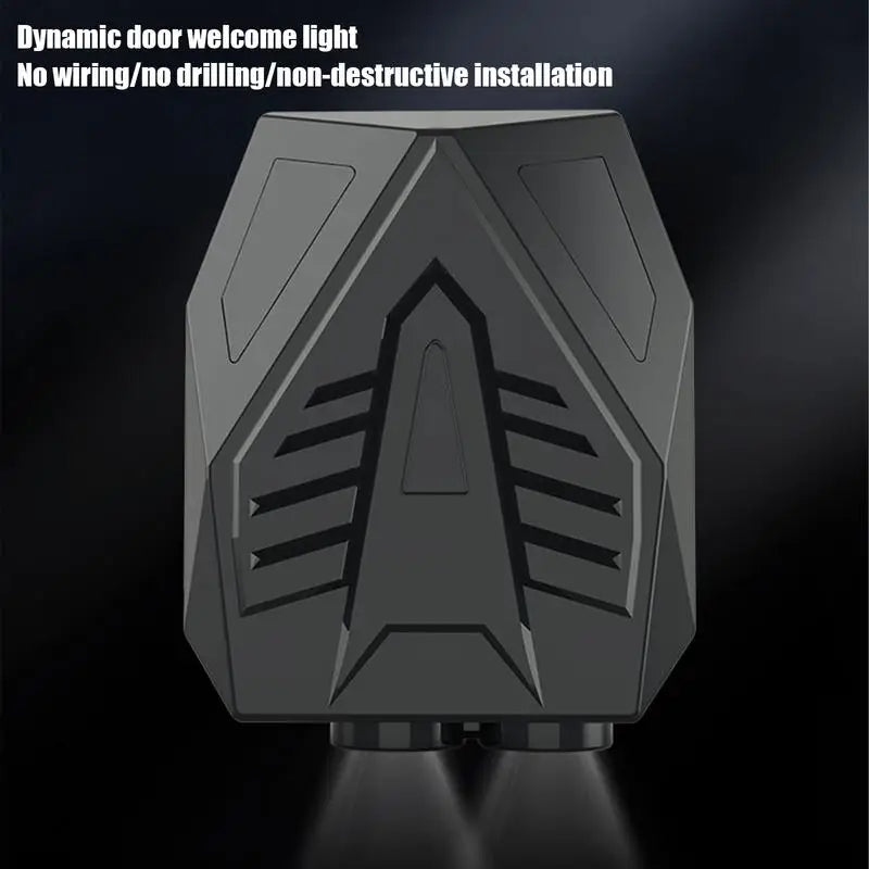 Car Door Light Projector Animated Dynamic Car Welcome Courtesy Ghost Shadow Lamp Wireless Sensor Car Door Puddle Lights For