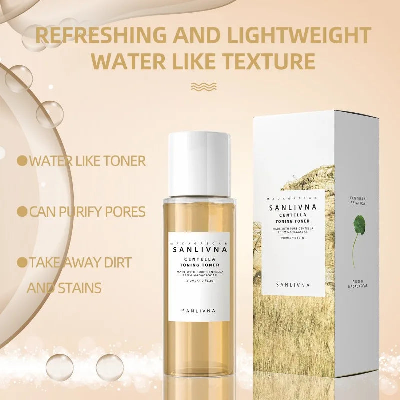Korean Centella Asiatica Toning Toner Acne Skin Toner Facial Deep Hydrationand Daily Moisturizing Toner 210ml Skincare Products