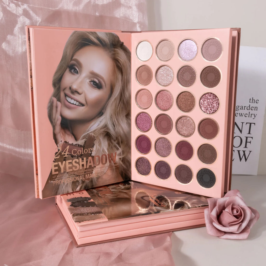 54-color Professional Makeup Palette Book Cosmetics Palette Matte Pearlescent Blush Highlight Contouring All-in-one Cosmetics