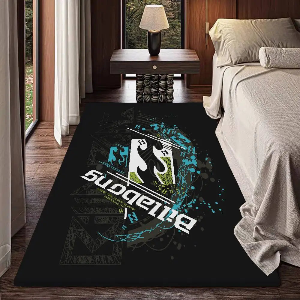 Fashion Billabongs Anime Room Mats Cheaper Anti-slip Modern Living Room Balcony Printed Modern Home Decor