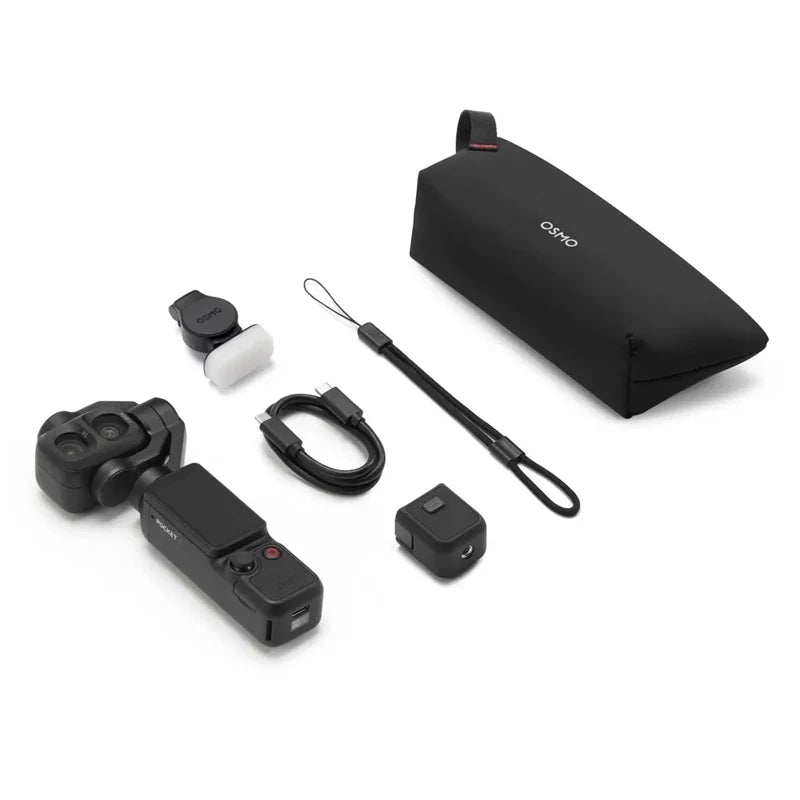 DJI Osmo Pocket 4P Standard Combo Dual Cameras Pocket Camera 4K/240fps Slow Motion ActiveTrack Up to 12× Zoom