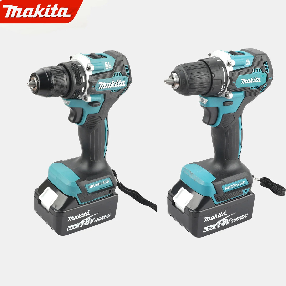 Makita DDF487 18V Brushless Screwdriver Electric Drill Impact Drill of Decoration Team Power Tools for Makita 18V Battery,10mm