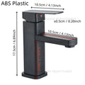 Bathroom Water Tap Washroom Faucet Deck Mounted Single Hole Single Handel Hot and Cold Water Mixer