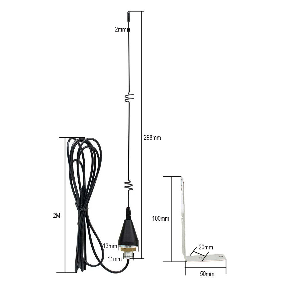 Universal Outdoor Waterproof 433mhz 868mhz Antenna For Garage Door Remote Control Ultra Long Range Extender 7dbi