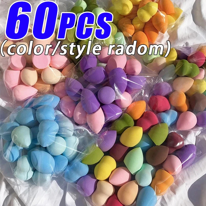 Colorful Mini Makeup Sponge Cosmetic Puff for Blending Foundation Powder Dry Wet Use Concealer Face Puffs Makeup Eggs Gourd Tool