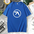 2025 Men's Black T-Shirt Men T Shirt Print Cotton Short Sleeve T-shirt Male Funny Present Fashion Aphex Twin Short Sleeves