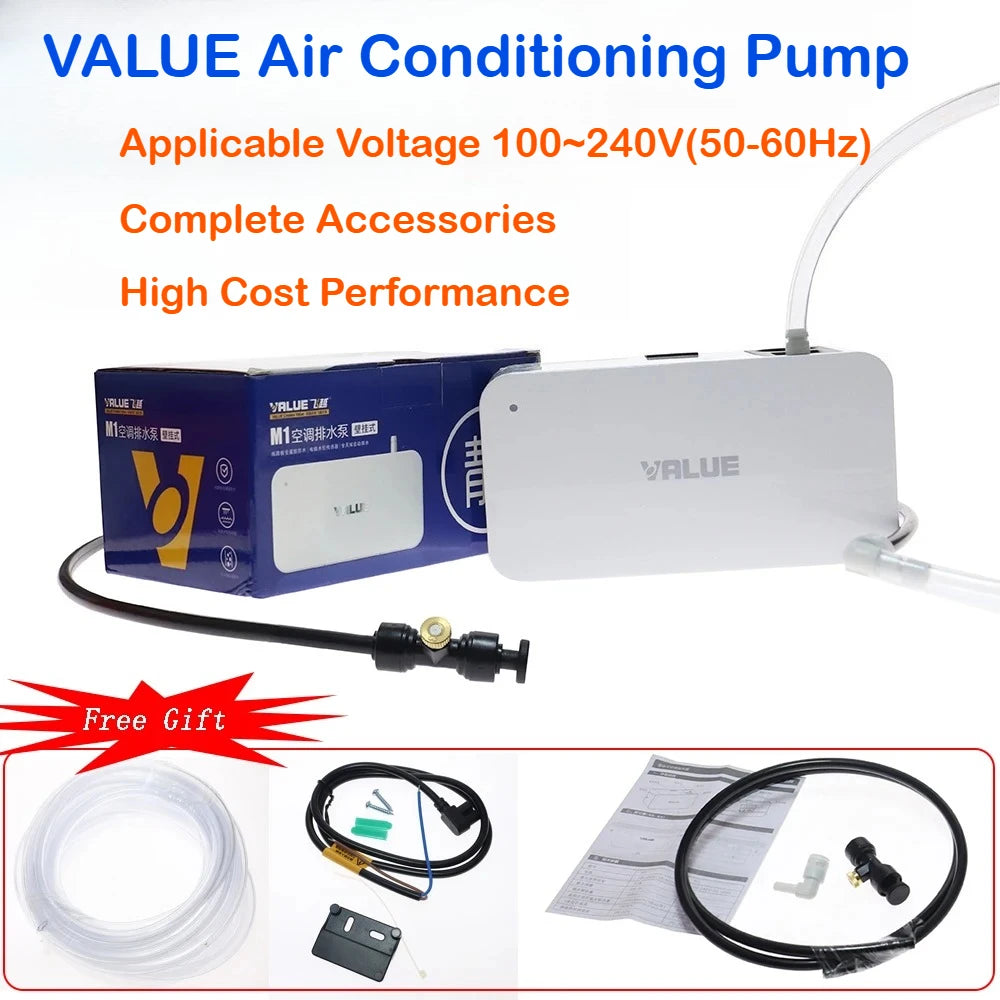 VALUE 100V-240V Air Conditioning Water Automatic Ultra-quiet Condensate Pump Air Conditioner Drainage With Atomization System