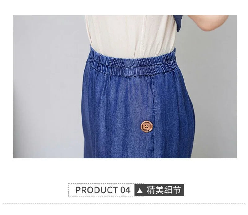 Ethnic Style Denim Wide Leg Pants Sets For Women Spring Summer NEW Embroidery Cowboy Jacket +Jeans Pants Suits Female Outfits