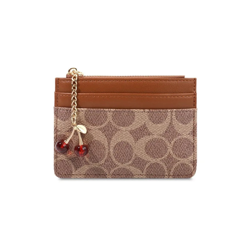 Luxury Design Wallets for Women Multi‑Function Card Holder PU Leather Female Vintage Small Card Bag Short Women's Purse
