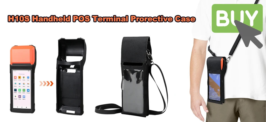 4G Android 14 Upgrade POS Terminal with NFC Handheld Thermal 58mm POS Printer 1D 2D Barcode Scanner All in One for Business