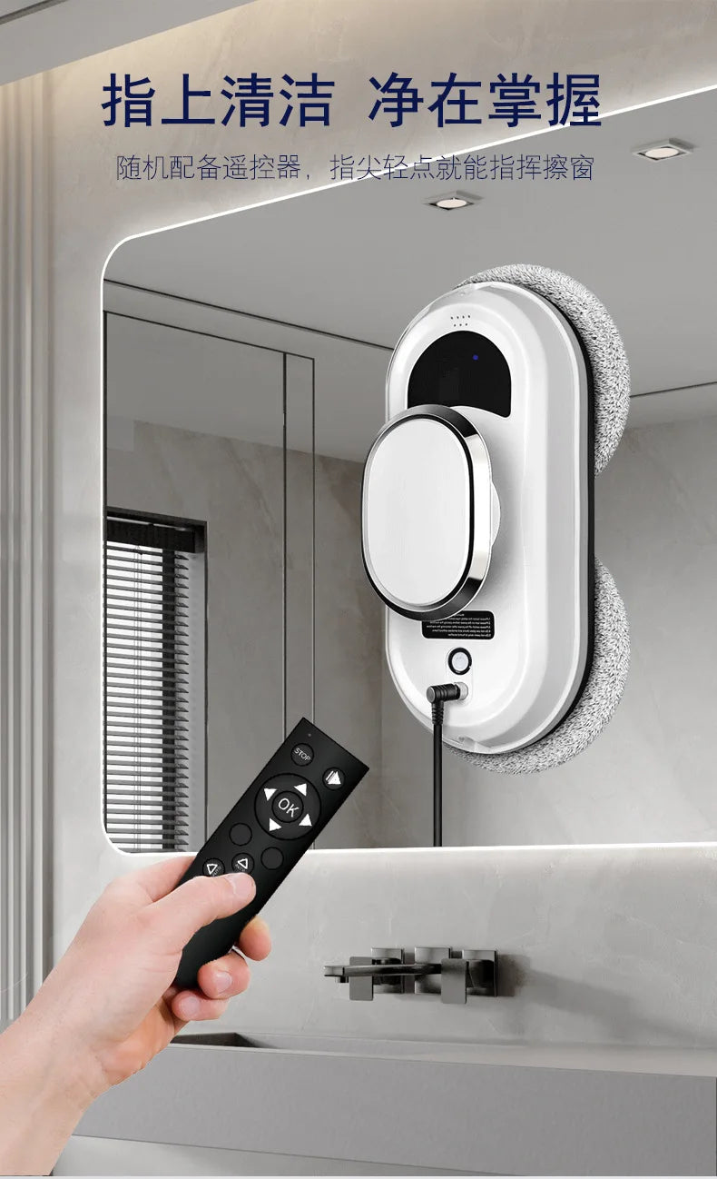 Fully Automatic High-altitude Cleaning Machine Long-lasting Battery Life Strong Suction Anti-drop Window Cleaning Robot 로봇 창문닦이