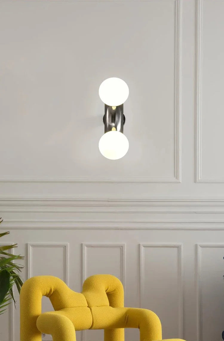 Modern Creative Lighting Design Rainbow Wall Light Childern's Room Kindergarten Asile Bedroom Bathroom Glass Ball Wall Lamp