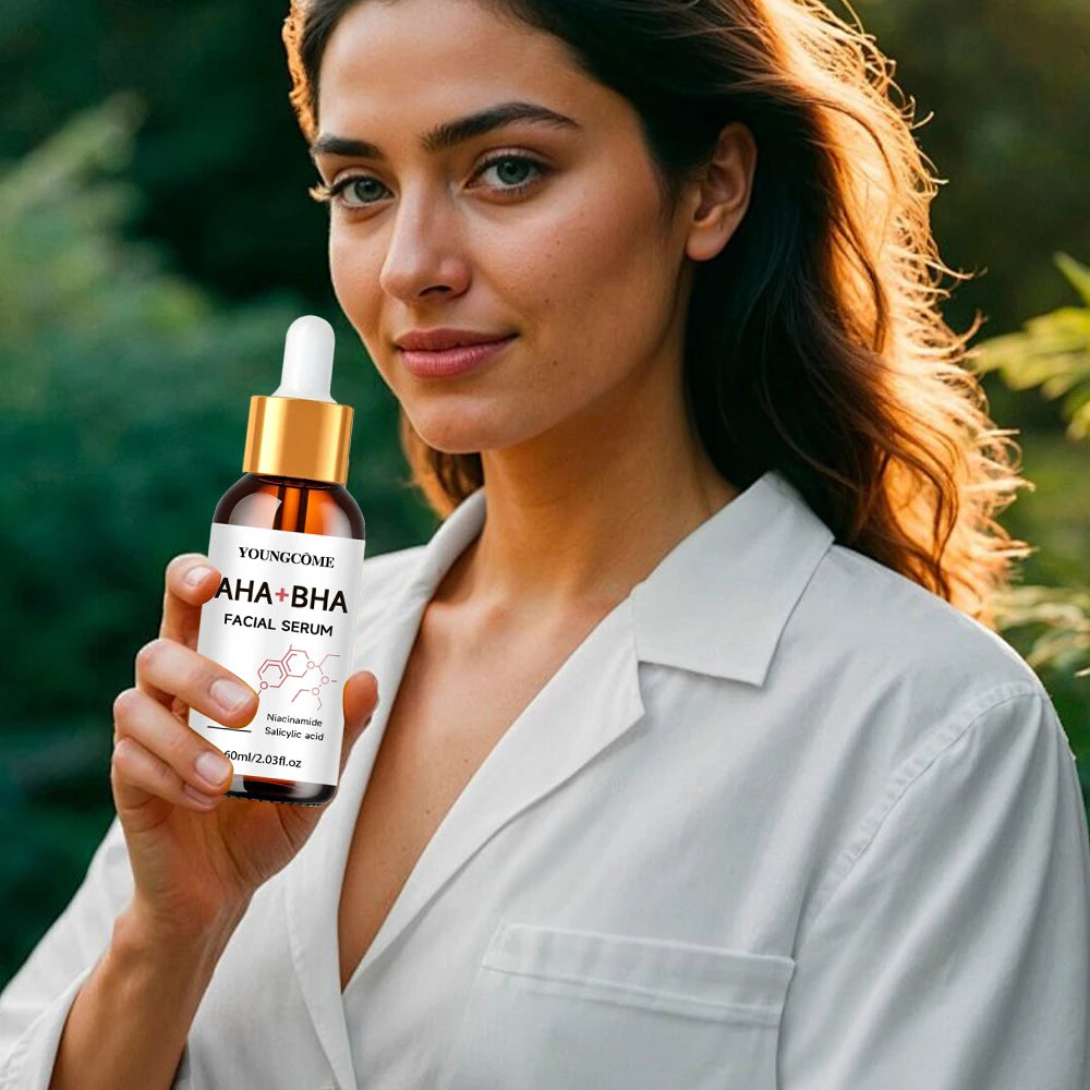 Salicylic Acid Facial Serum Firming Even Skin Tone,unclogs Pores oil Control Lightening Fine Lines Fast Absorption Face Care ﻿