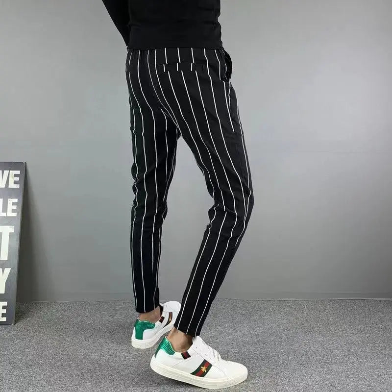 New Men's Lightweight Smart Casual Loose Straight Dress Suit Pants All Match Korean 2024 Business Trousers Streetwear Z121