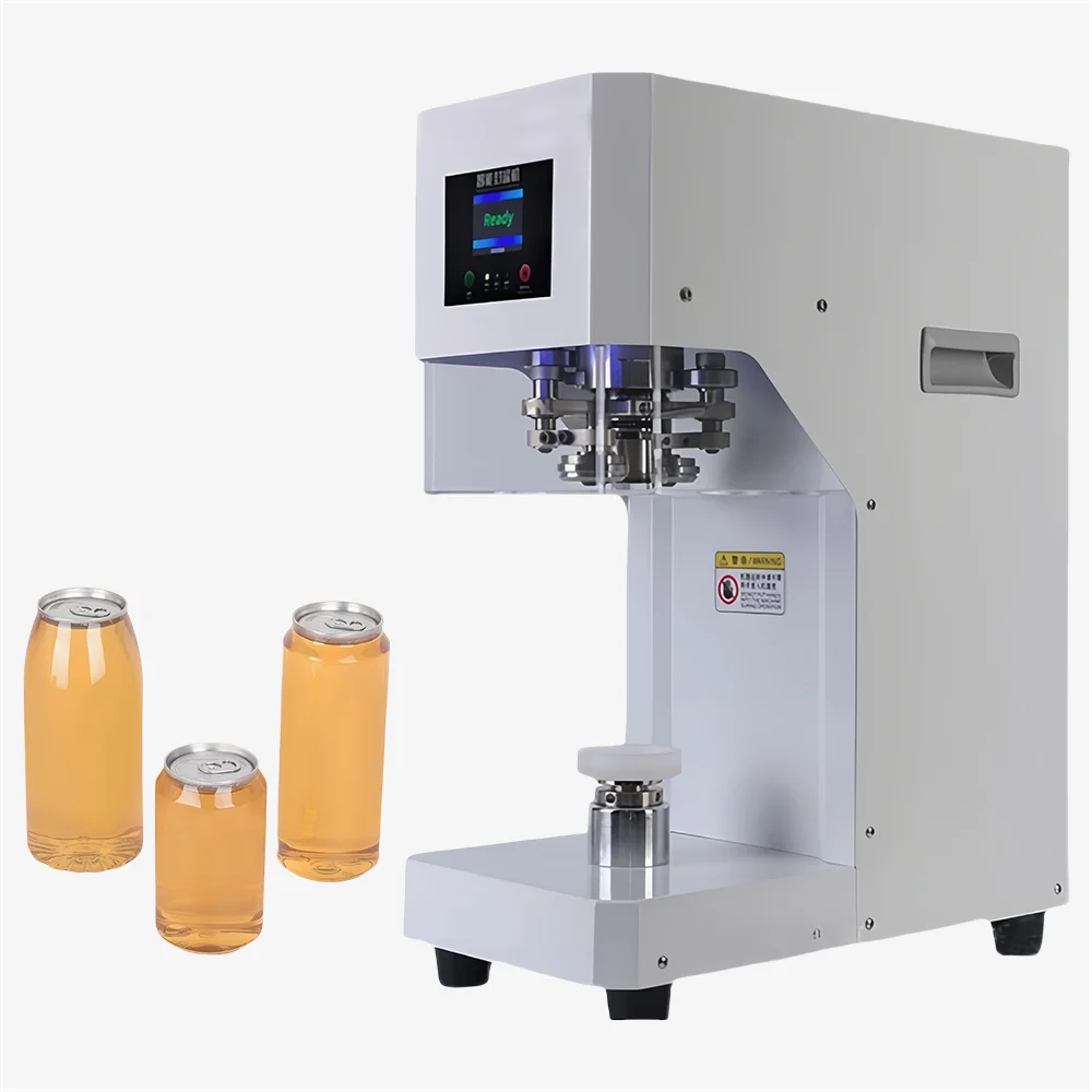 Fully Automatic Can Sealing Machine Commercial Plastic Can Capping  Aluminum Cap Milk Tea Shop Cup  Sealing Machine