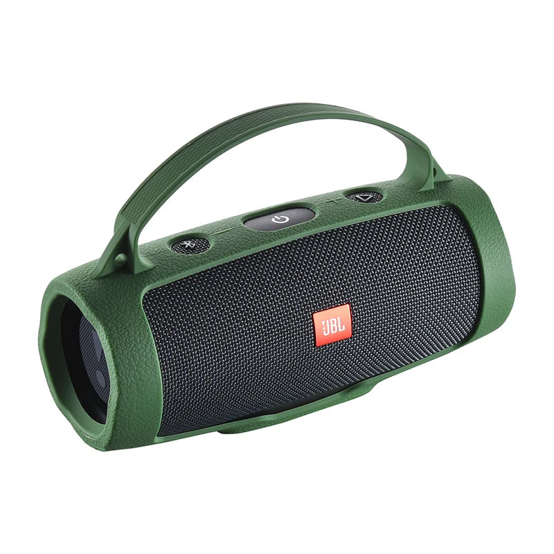 Bluetooth Speaker Case Soft Silicone Cover Skin With Strap Carabiner for JBL Charge Essential 2 Wireless Bluetooth Speaker Bag