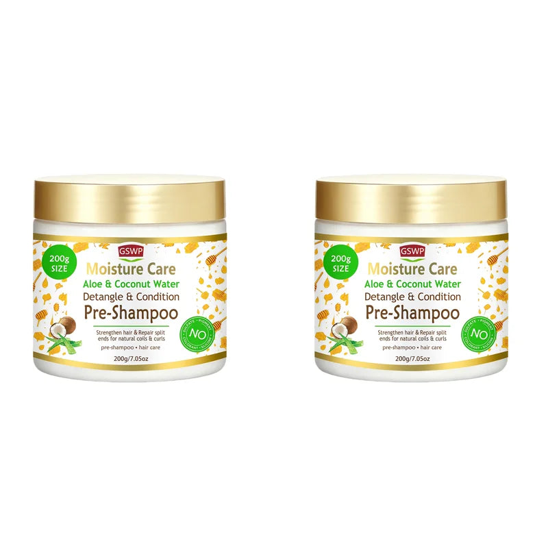 GSWP pre-shampoo Big-capacity, designed to detangle and smooth hair before washing. Ideal for dry, damaged hair.200/400g