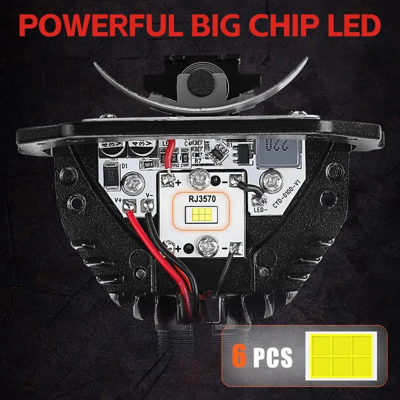 2.5 Inch 100W Bi-Led Projector Lens Led Light For H4 H7 9005 9006 Car Headlight Bulbs High Low Beam 6000K Diodes Turbo H7 Tuning