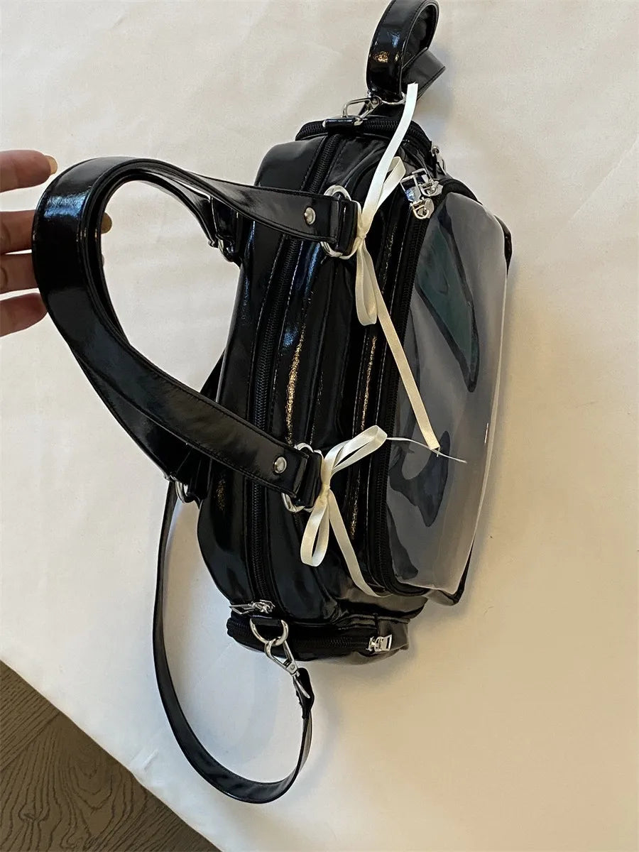 Homefish Popular cute bar pain bag fashionable three-color versatile portable backpack bowling crossbody backpack, new model