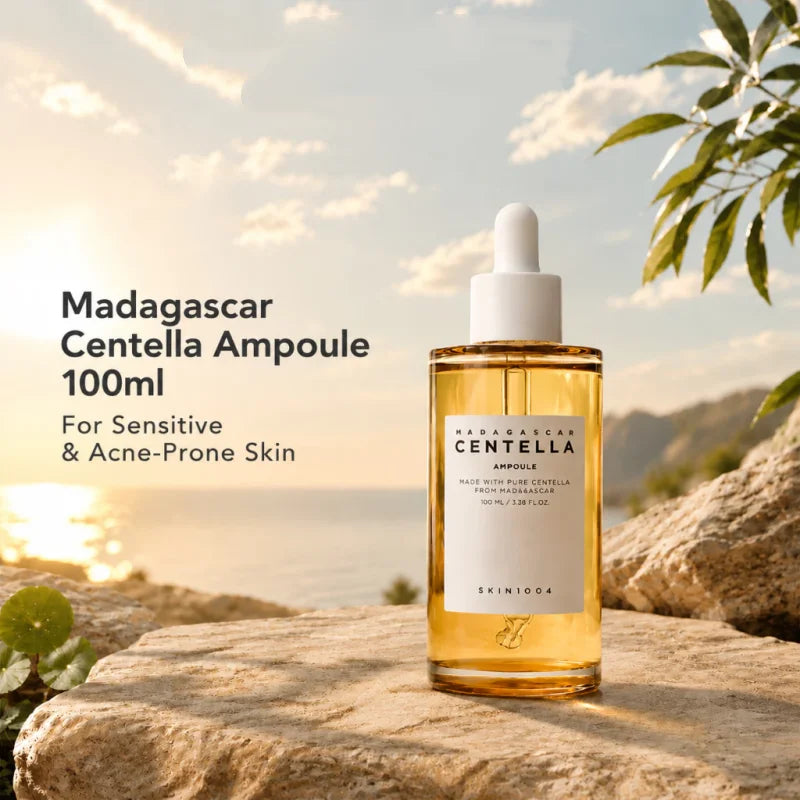 Korean Centella Ampoule Serum,Air-fit Suncreen Light SPF30 PA+++,Daily Suncreen Face Anti-Aging Serum Original Skincare Products