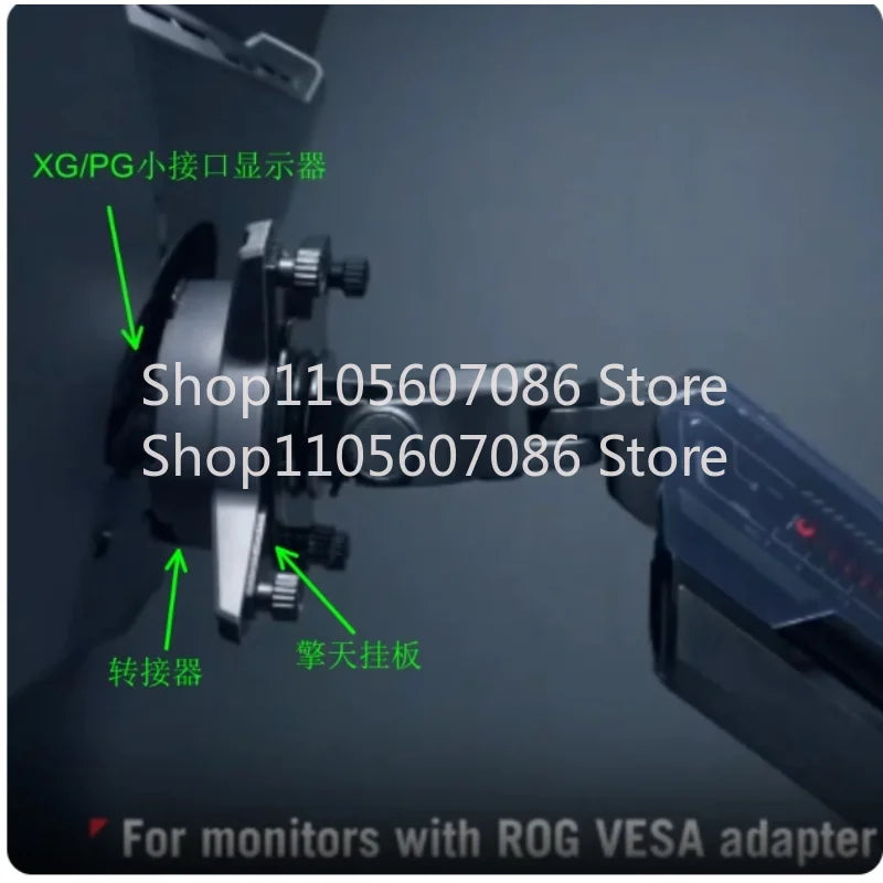 New VESA Mount Adapter for ASUS ROG XG27AQDMG XG27UCDMG XG32UCDS PG32UCDM PG32UCDP Monitor Bracket Mounts To Stand / Arm -Metal