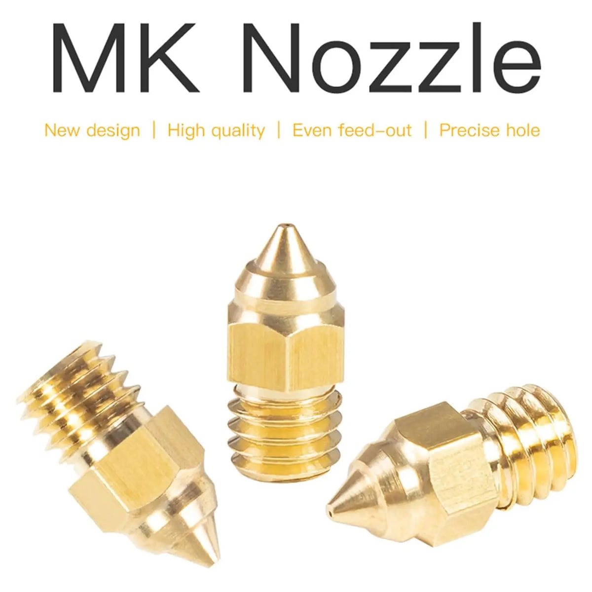Creality Original CR-6 SE/Ender 3 S1 Brass Nozzles Hotend Extruder Nozzles forEnder 3 S1 Pro/S1 Plus/V2 Neo/Neo 3D Printer Parts