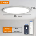 Led Ceiling Lights Large 20Inch Ultra-thin Remote Control APP Dimmable Smart Modern Lamp For Living Room Bedroom Home Decoration