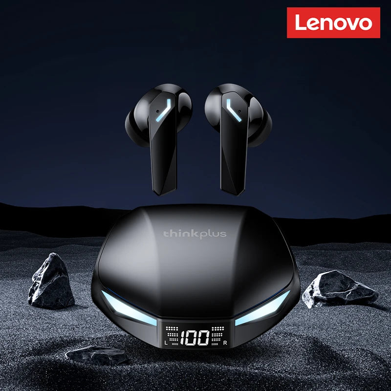 Lenovo XT53 Wireless Bluetooth 5.4 Earphones LED Digital Display Waterproof Earbuds Noise Cancelling Gaming Headset GM2 Pro Max