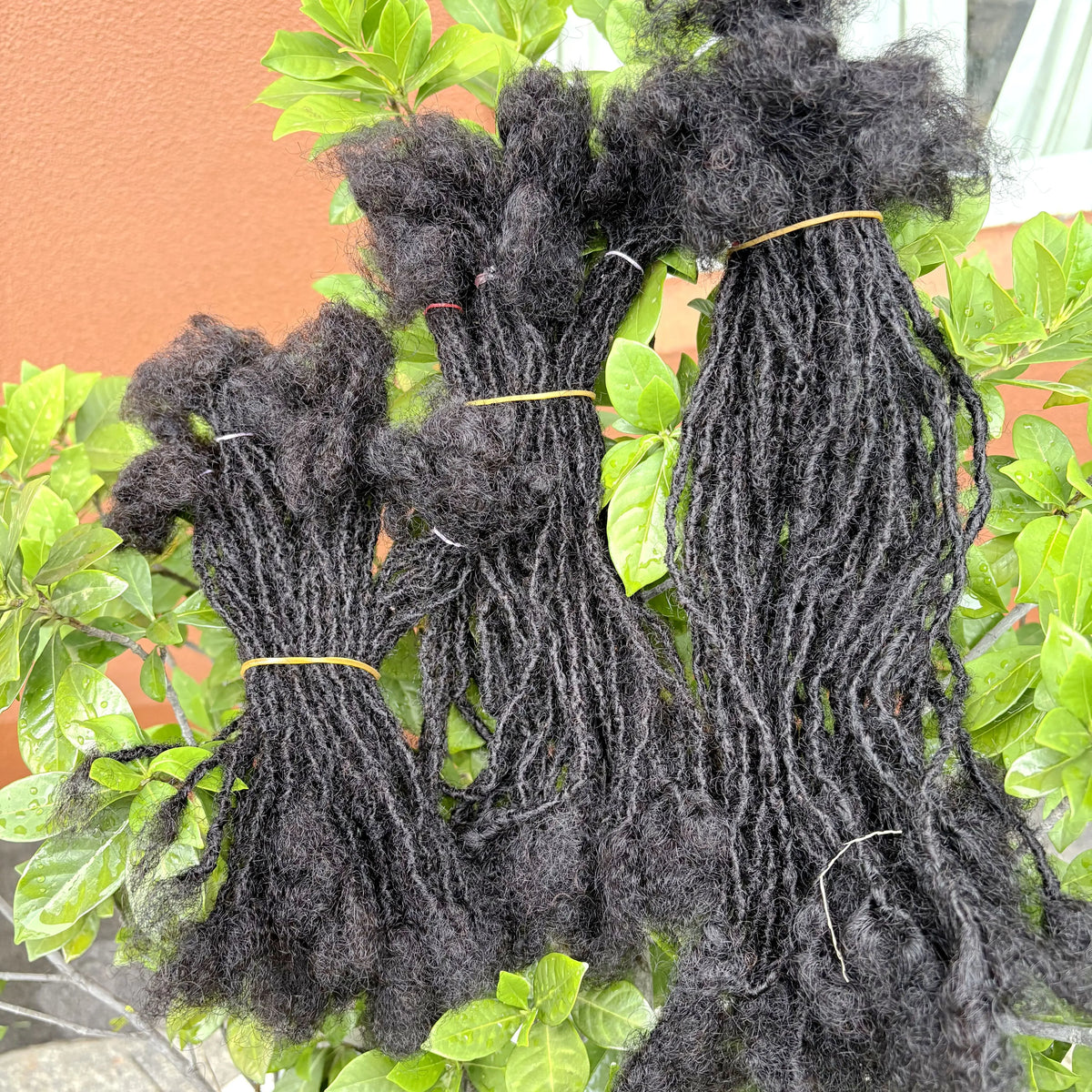 0.2cm Colored Handmade Inter Loc Extension Human Hair 10in Permanent Micro Sisterlocks Extensions Natural Looking Soft Dreadlock