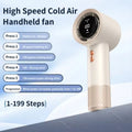 Handheld High-Speed Fan mini Portable Air Conditioner with Six Fans and 199 Levels of Infinite Adjustment