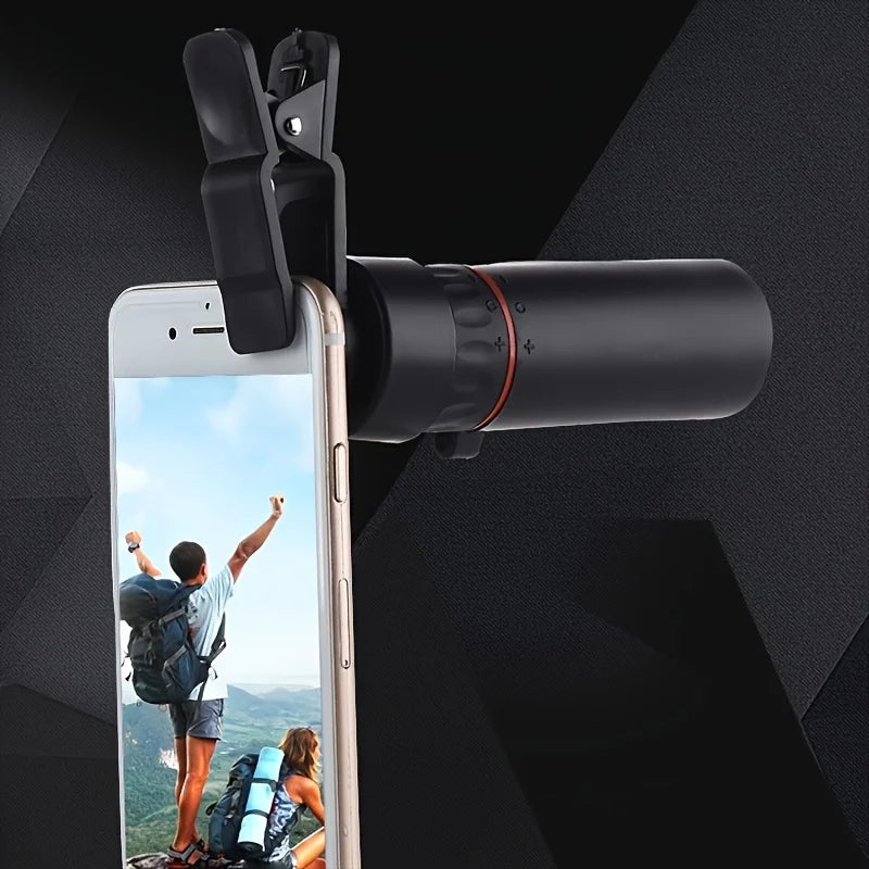 HD 25mm Monocular Telescope with Phone Clip