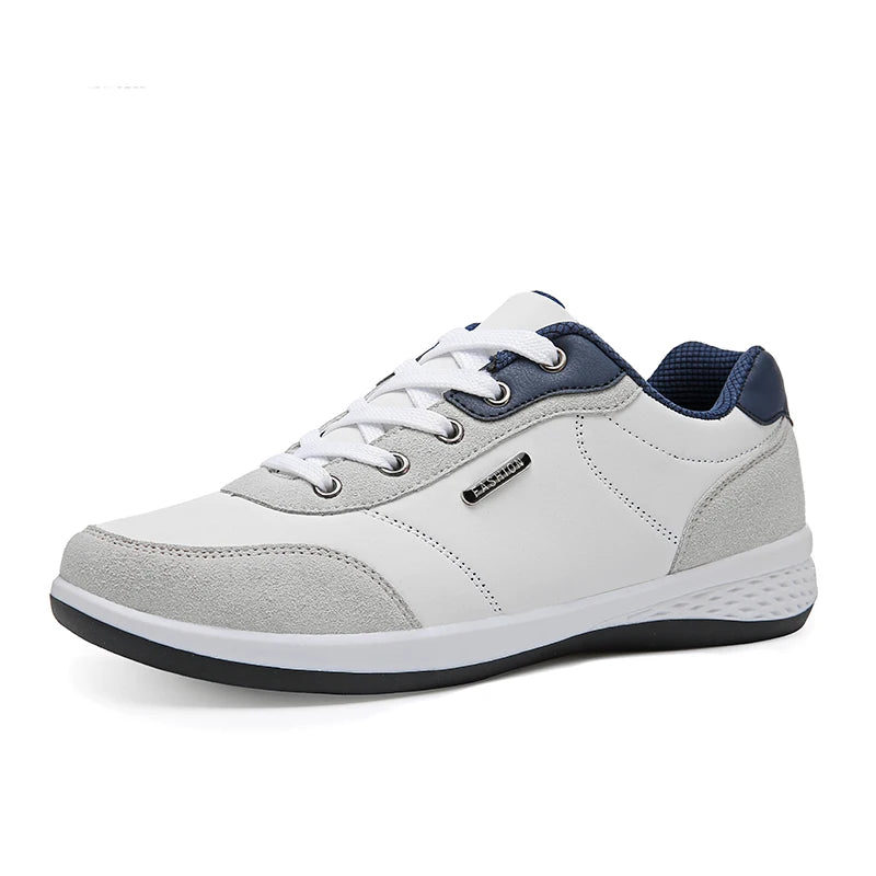 Men Shoes Sneakers PU Leather Trend Casual Shoes Fashion Breathable Leisure Male Sneakers Non-Slip Footwear Men Vulcanized Shoes