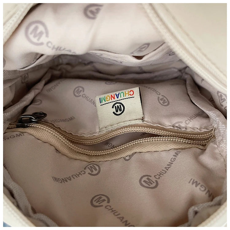 Waterproof Nylon Mobile Phone Bag Portable  Three-Layer Coin Purse Crossbody Bag for Youth Casual Simple Style Functional...
