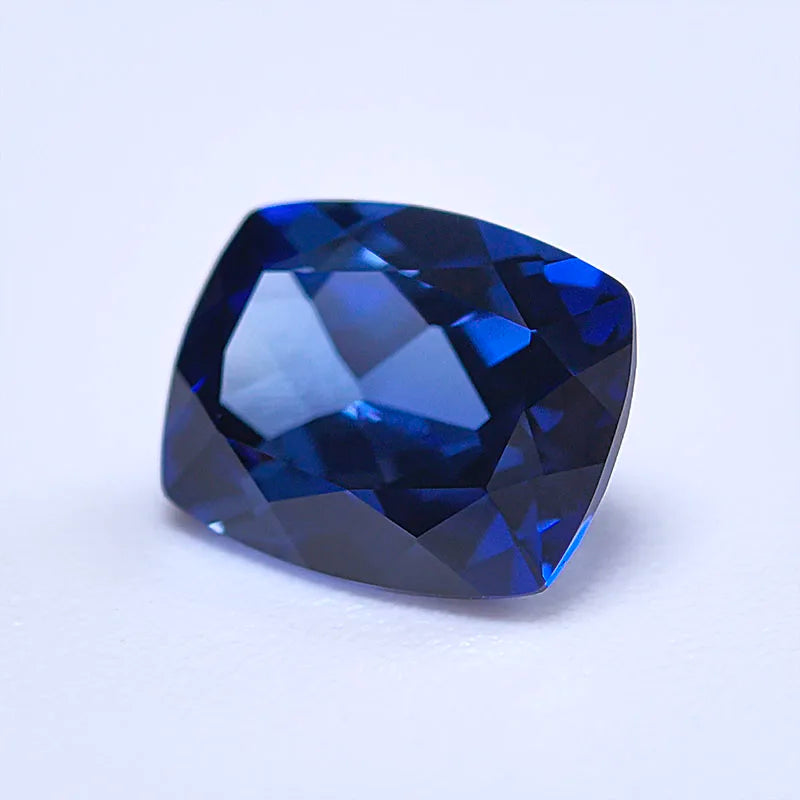 ABCLab Grown Sapphire Royal Blue Color Multiple Cuts Available Gems For Jewelry Setting&Custom Design Selectable Certificate