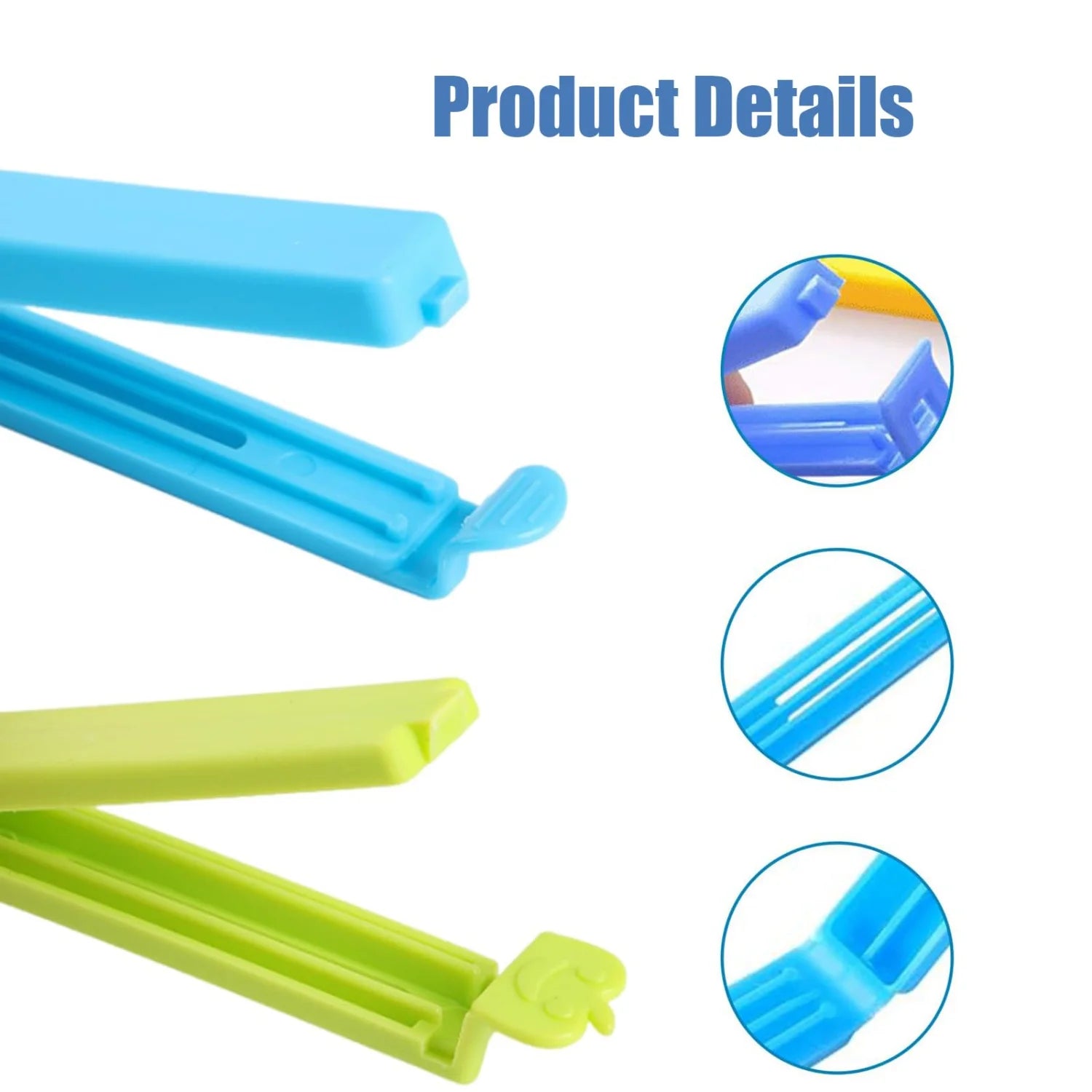 10-100pcs Plastic Food Bag Clips Sealer Clamp Kitchen Tool Portable Storage Seal Sealing Clip for Bag Sealing Accessories