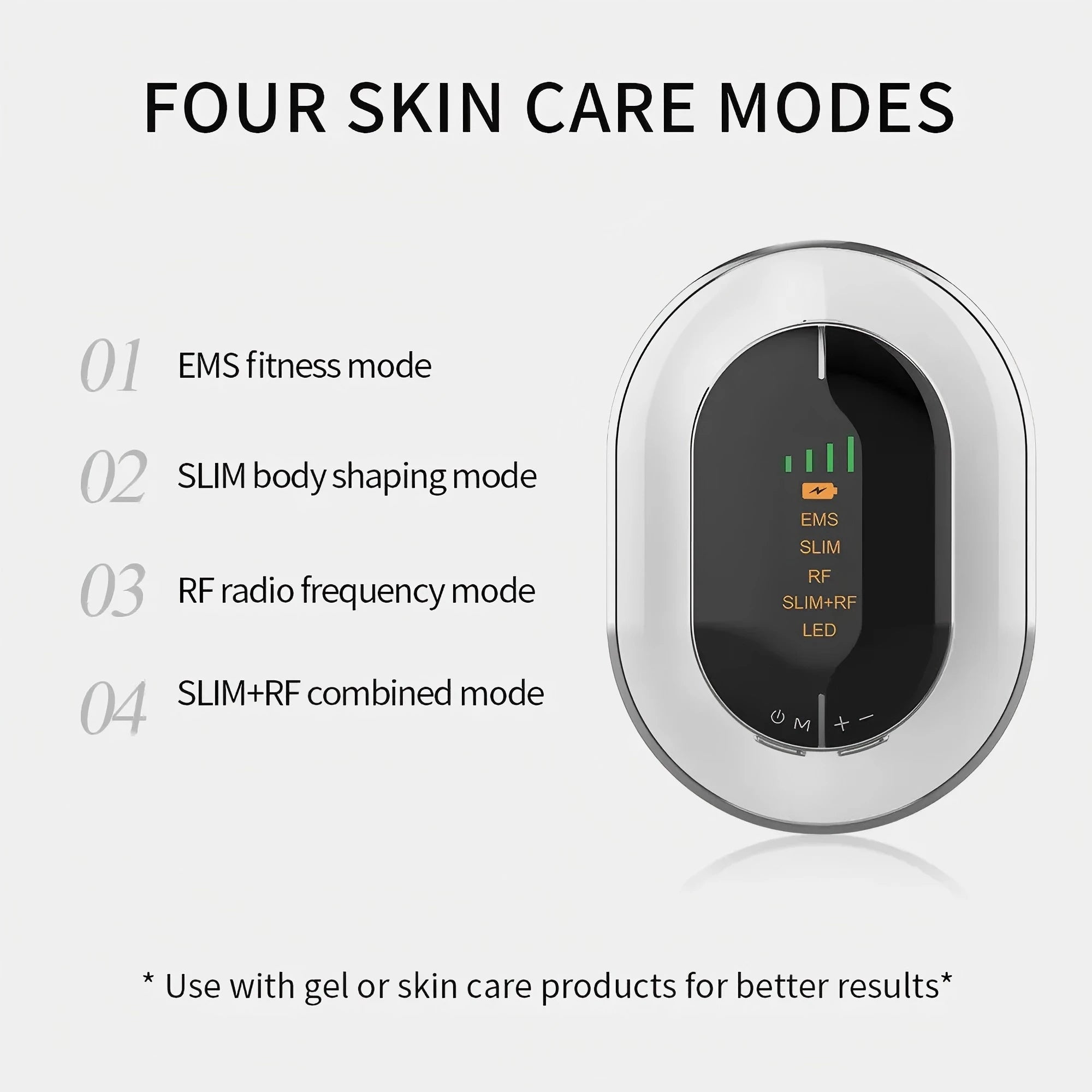 EMS & RF Body Slimming Shaping Machine Fat Burner Slim Shaping Device LED Photon Skin Tighten Device for All Body Parts Use