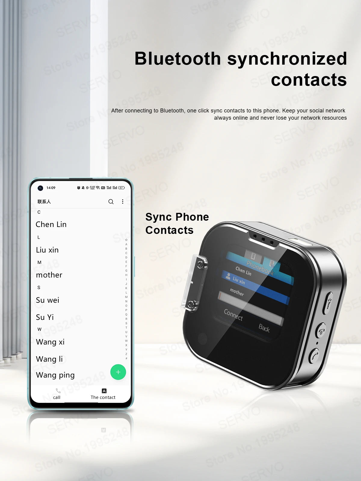 SERVO I19 Rotate Small Box Touch Mobile Phone 2SIM Standby Magic Voice Bluetooth Sync Music Torch Mini Rotation Cellphone Type-C