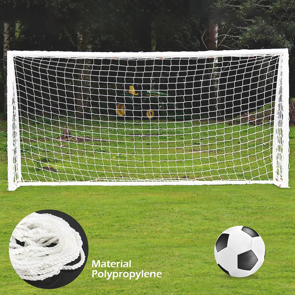 Full Size Football Net For Soccer Goal Post Junior Sports Training 1.8M by 1.2M 2.4M by 1.8M 3.6M by 1.8M Football Net High Qual