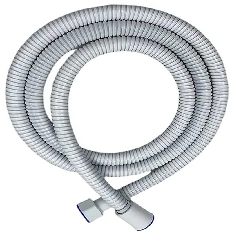 Black 1.5m/ 2m /3m G1/2 Inch High Quality Flexible Shower Hose Stainless Steel Chrome Bathroom Water Head Shower Extension Pipe