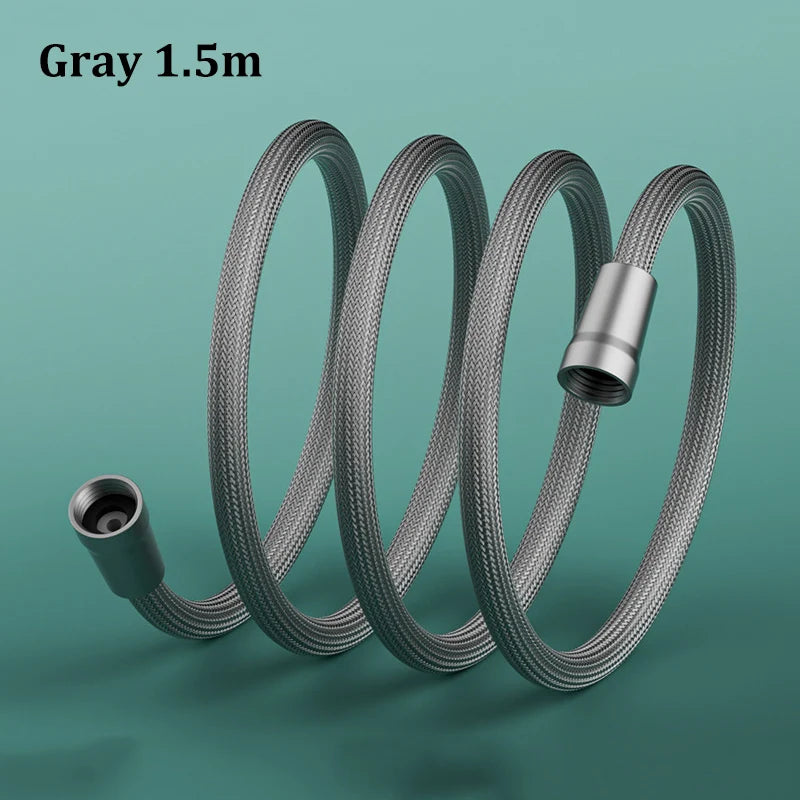Nylon Rope Braided Shower Pipe 4 Points Universal Water Pipe Hot And Cold Shower Head Explosion-proof Connecting Pipe