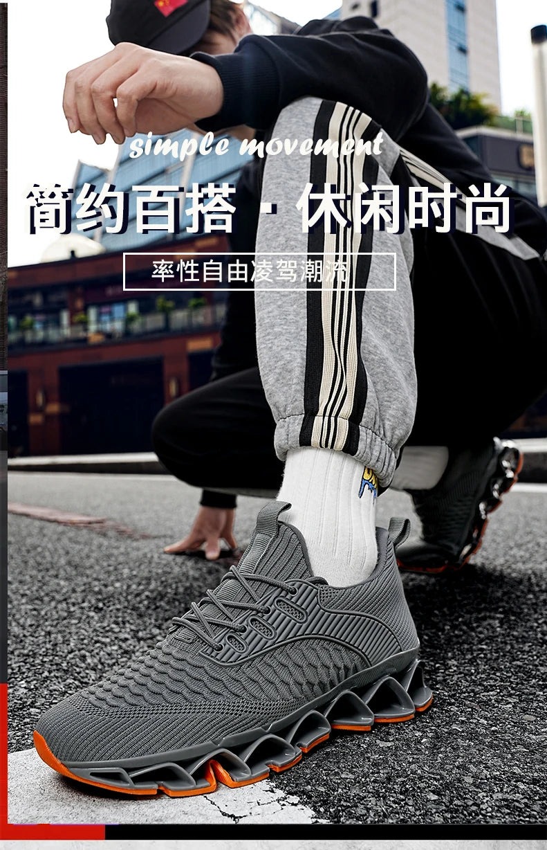Men's Breathable Casual Sneakers Luxury Fashion Running Trainer Unisex Comfortable Wear Tenis Race Shoes